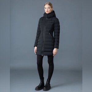 BRAND NEW 2025 MACKAGE FARREN black large 360 DOWN fill long puffer COAT jacket
